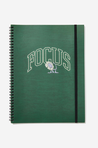 A4 Spinout Notebook, FOCUS F WORD