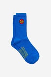 Socks, LCN SIM SIMPSONS DUFF BEER BLUE EMB! - alternate image 1
