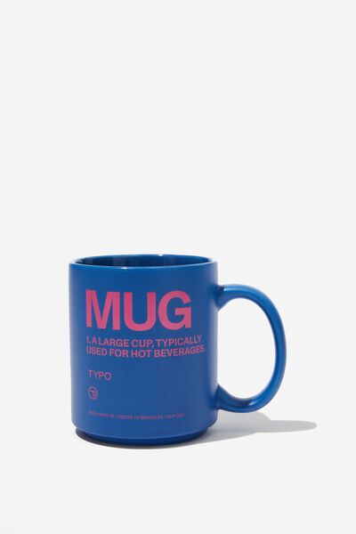 Daily Mug, MUG DEFINITION BLUE!