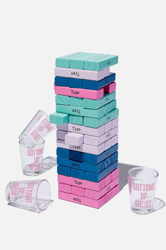 Drinking Tower Game, BOTTOMS UP B*TCHES!
