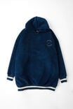 Slounge Around Oversized Hoodie, CRÈME DE LA CRÈME NAVY USA - alternate image 1