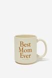 Daily Mug, BEST MOM EVER ECRU - alternate image 1