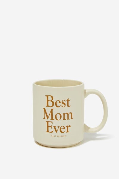 Daily Mug, BEST MOM EVER ECRU