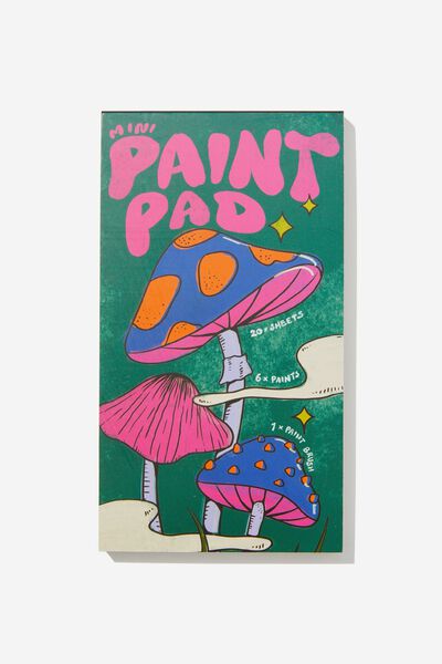 Mini Watercolour Paint Pad, MAGIC GARDEN