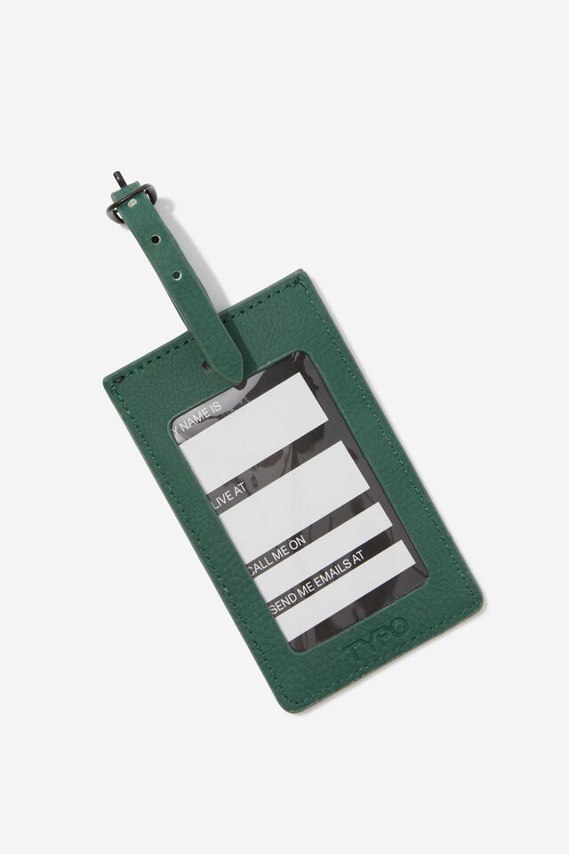 Off The Grid Luggage Tag, TRAVEL ROYALTY/ HERITAGE GREEN