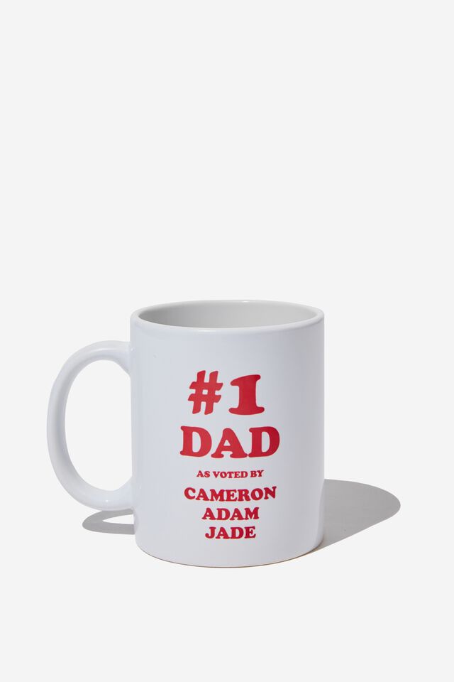 Personalised Mug, #1 DAD