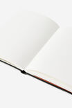 B6 Hard Plain Notetaker Notebook, BLACK - example image 3