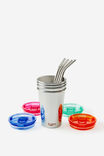 Party Cups 4 Pack, CHROME MULTI - example image 2