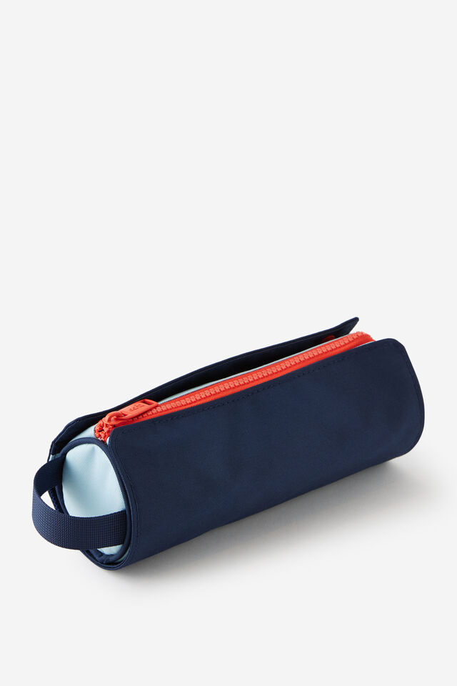 Barrel Wrap Pencil Case, DEEP SPACE COLOUR BLOCK