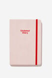 A5 Undated Weekly Buffalo Diary, BALLET BLUSH FRENCH RED - alternate image 1