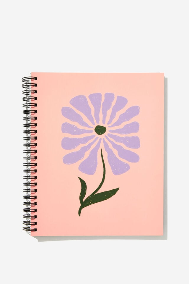A5 Campus Notebook-V (8.27" x 5.83"), LILAC FLOWER