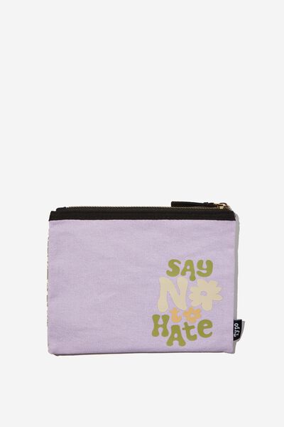 Spinout Pencil Case, SAY NO TO HATE