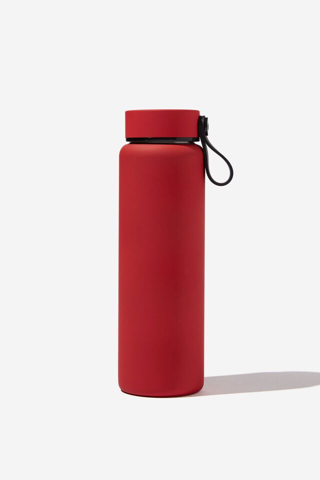 On The Move Metal Drink Bottle 500Ml, TRUE RED