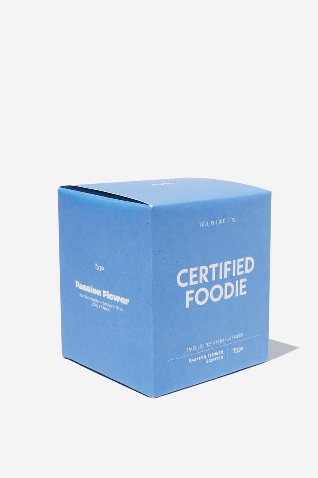 Tell It Like It Is Candle, CLEAN BLUE CERTIFIED FOODIE