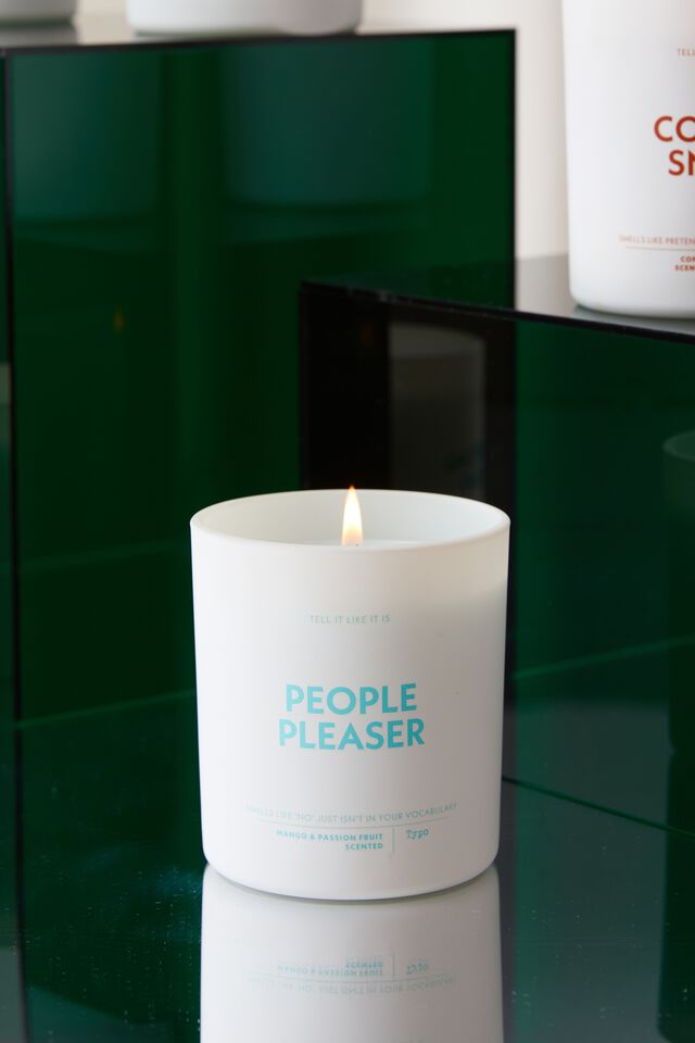Tell It Like It Is Candle, ARTIC BLUE PEOPLE PLEASER