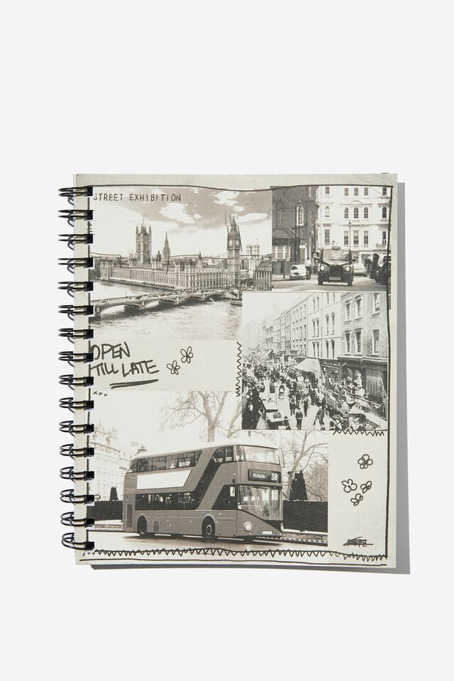 A5 Campus Notebook Recycled, RG UK LONDON BUS