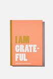 A5 Gratitude Activity Journal, I AM GRATEFUL PINK - alternate image 1