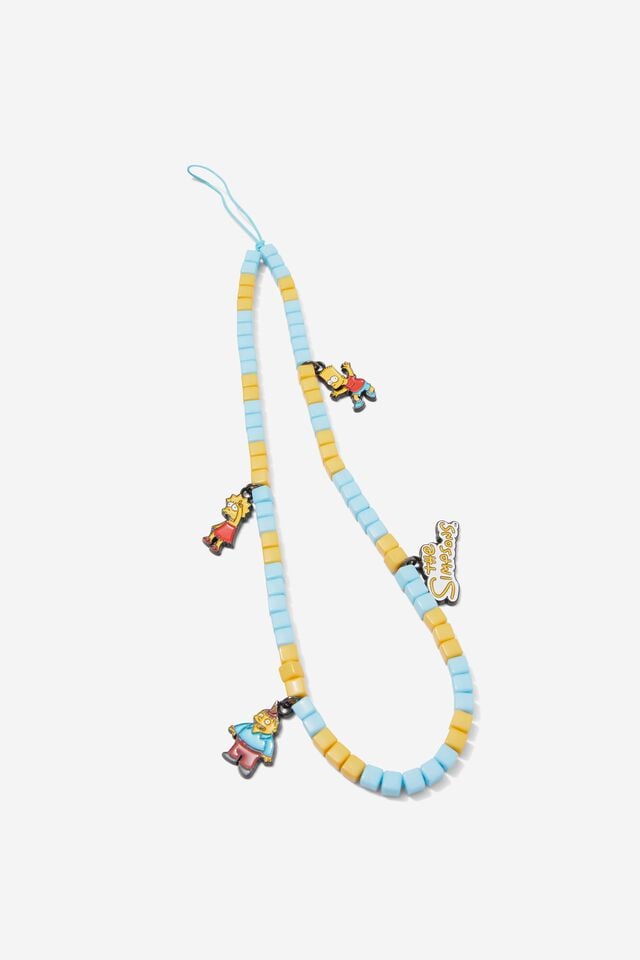 Collab Carried Away Phone Charm Strap, LCN SIM/THE SIMPSONS