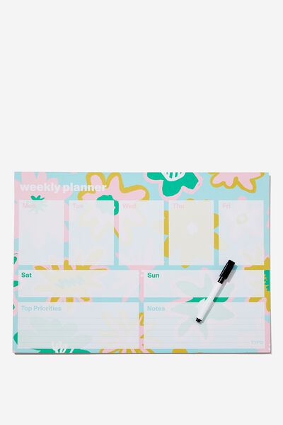 A3 Extra Large Magnetic Planner, LULU LARGE POP FLORAL