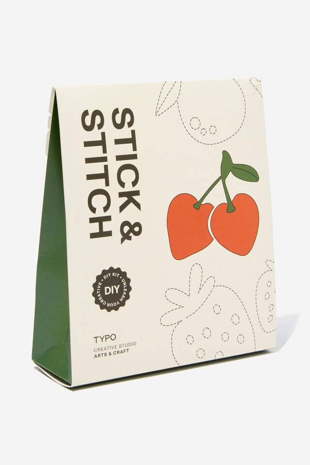 Stick & Stitch Kit, FRUITS