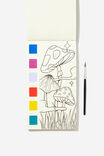 Mini Watercolour Paint Pad, MAGIC GARDEN V2 - alternate image 3