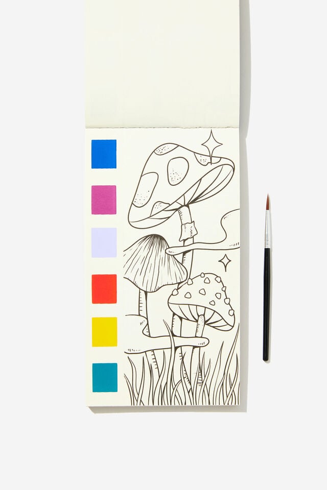 Mini Watercolour Paint Pad, MAGIC GARDEN V2