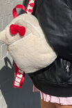 Collab Plush Backpack, LCN SAN HELLO KITTY / ECRU - alternate image 2