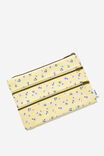 Double Campus Pencil Case, DAISY DITSY BUTTER - alternate image 1