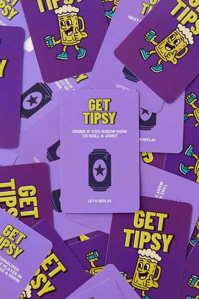 Lets Replay - Get Tipsy Mini Card Game, MULTI
