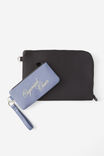 2 In 1 Multi Pouch, BLACK / STORM BLUE - alternate image 2