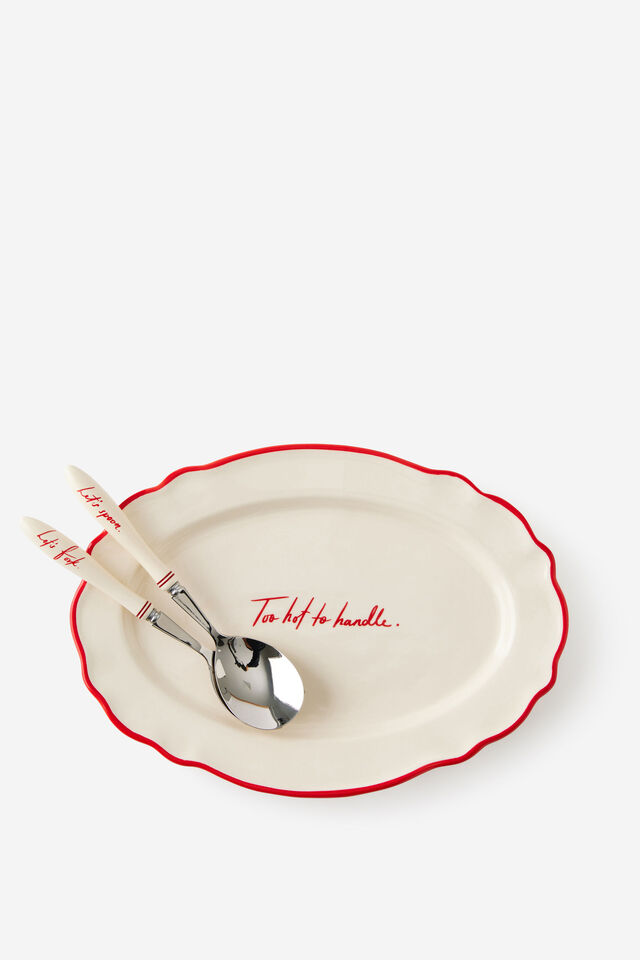 Dining Platter, RED