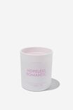 Tell It Like It Is Candle, PALE LAVENDER HOPELESS ROMANTIC - alternate image 1