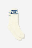 Slounge Around Slipper Sock, TIRED ECRU STRIPE - alternate image 1