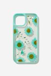 Snap On Protective Phone Case Iphone 13/14, TRAPPED BLUE DAISY / BLUE - alternate image 1