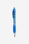 Spinout Pen, BLUE EARTH GRAIN MARBLE