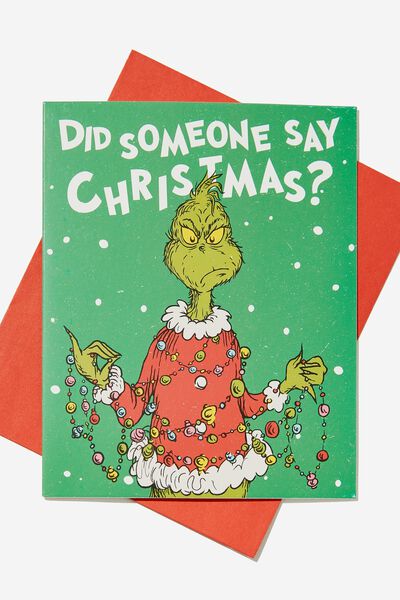 Christmas Card 2023, LCN DRS THE GRINCH SAY CHRISTMAS
