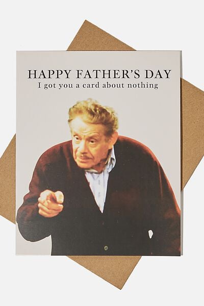 Fathers Day Card, LCN WB SEINFELD HAPPY FATHERS DAY