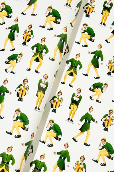 Christmas Wrapping Paper Roll, LCN WB ELF