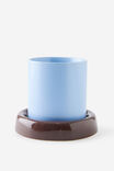 Select Colour: ESPRESSO / BLUE SKIES