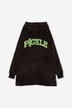Collab Oversized Hoodie, LCN WB RICK AND MORTY PICKLE RICK USA - alternate image 1