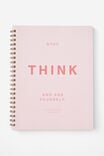 A4 Campus Notebook, THINK BULLSH*T BLUSH! - alternate image 1