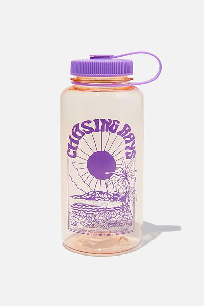 Guzzler 1L Drink Bottle, CHASING RAYS