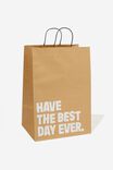 Get Stuffed Gift Bag - Large, HAVE THE BEST DAY EVER CRAFT - alternate image 1