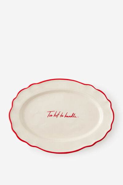 Dining Platter, RED