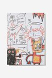 Basquiat A4 Stitch Bound Sketch Book, LCN BSQ MULTI SKETCH - alternate image 1