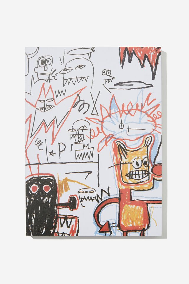 Basquiat A4 Stitch Bound Sketch Book, LCN BSQ MULTI SKETCH