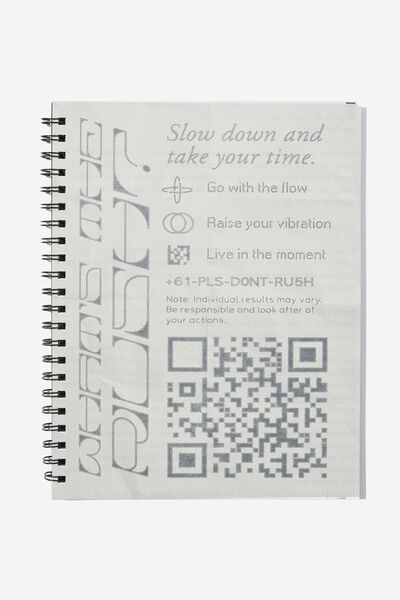 A4 Campus Notebook Recycled, SLOW DOWN CODE