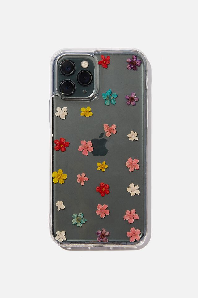 Protective Phone Case Iphone 12, 12 Pro, TRAPPED MULTI MINI DAISIES