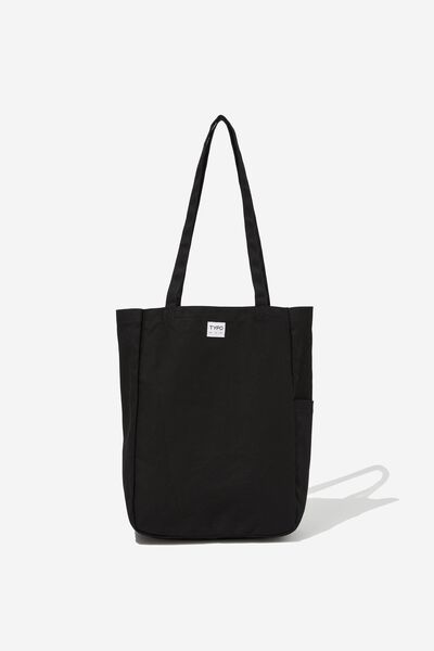 Art Tote Bag, SOLID BLACK