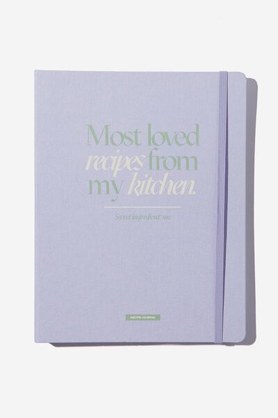 Large Premium Activity Journal, MOST LOVED RECIPES